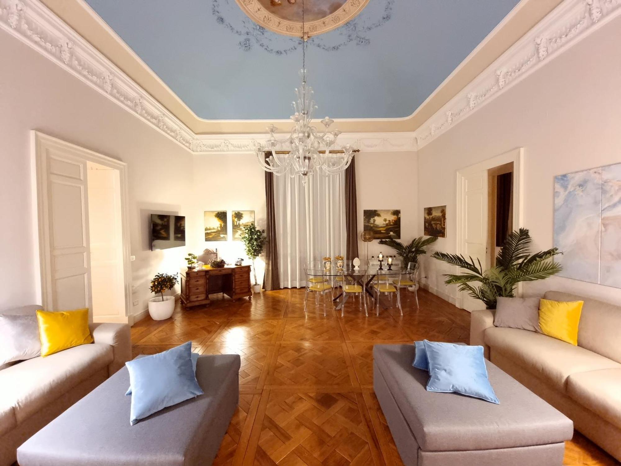 Luxury Historic Residence With Heated Pool Near Catania, Taormina, The Sea And Mount Etna Giarre Exteriér fotografie